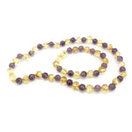 NEW Bubba Chew - Amber Teething Necklace with gemstones