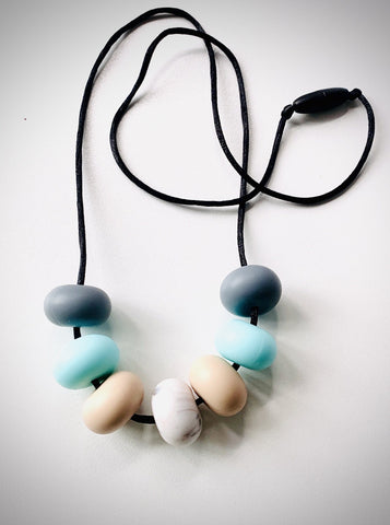 Bubba Chew - Blue Skies Silicone Necklace Set