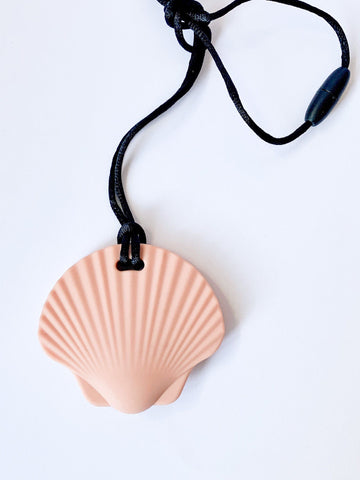 Chew Buddy - Sensory Necklace Seashell Pendant