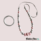NEW! Bubba Chew -Blushing Silicone Necklace